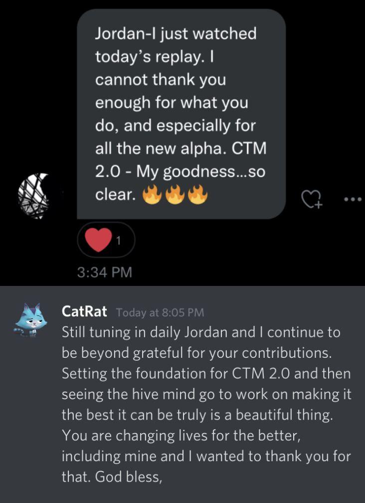 Community testimonial