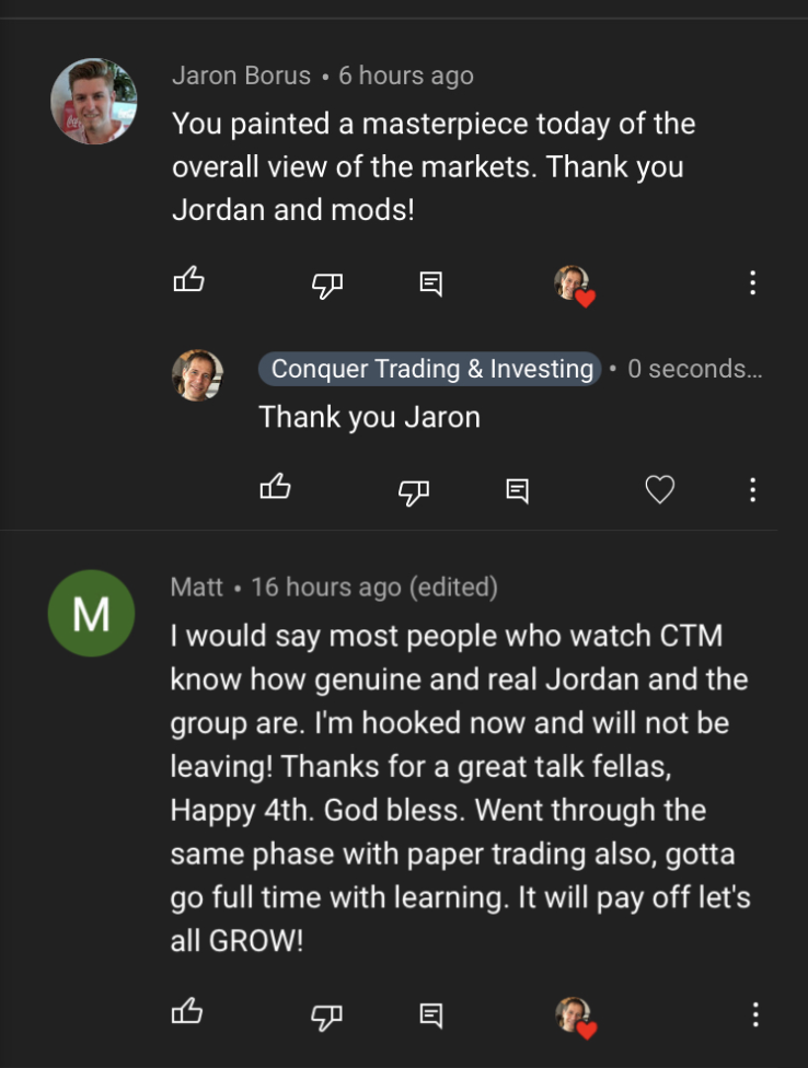 Community testimonial